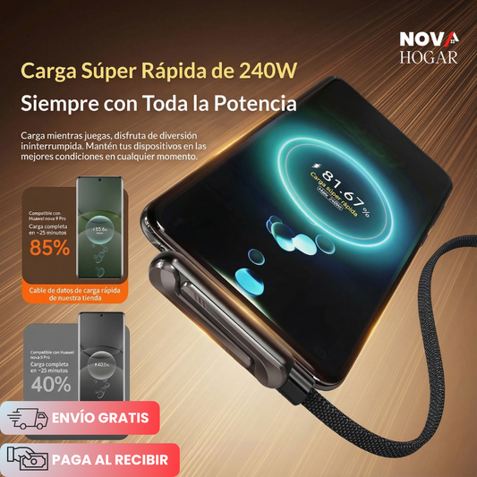 SMARTFLEX PRO™ Carga sin que el cable te estorbe + ENVÍO GRATIS 🎁